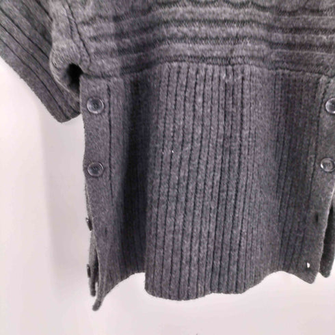ウィルフリー willfully traverse cable half sleeve knit レディース FREE